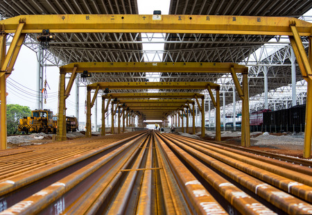 Railway constructionのeditorial素材
