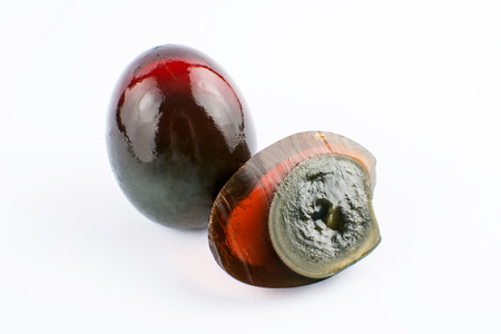 Preserved egg traditional Chinese foodの写真素材
