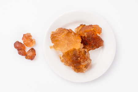 Nourishing Chinese medicine peach gumの写真素材