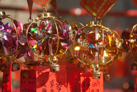 prayer card with windmillのeditorial素材