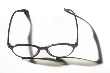 spectacles casting shadowの写真素材