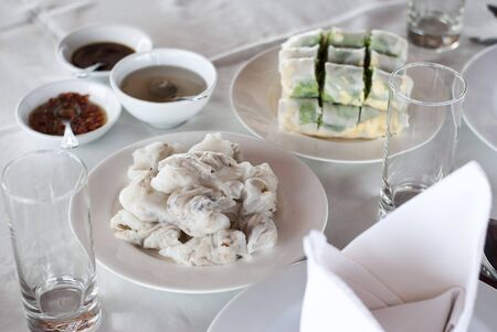 Thai style dumplingの写真素材