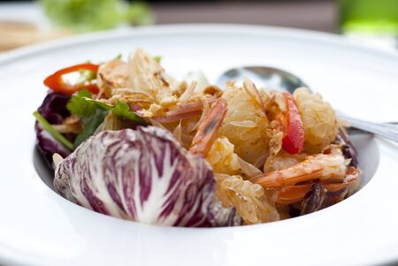 Thai Pomelo, Grapefruit Saladの写真素材