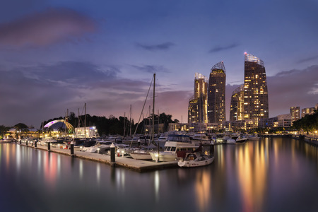 Luxury Condominium, Reflections at Keppel Bay, Harbourfront, Singaporeのeditorial素材