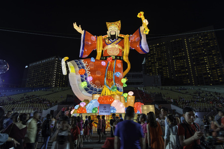 River Hongbao, Chinese New Year Lantern Festival at Marina Bay, Singaporeのeditorial素材