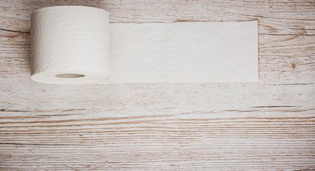 A large white toilet paper roll for use in bathrooms or kitchens, used for cleaning dirt in the...