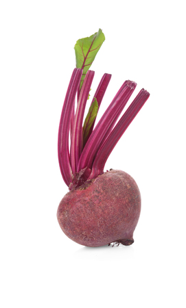 beetroot isolated on white backgroundの写真素材