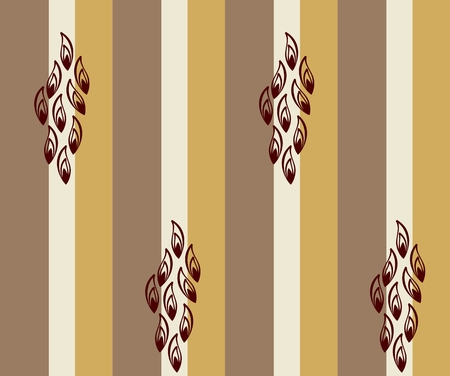 vector seamless pattern in  style retro .のイラスト素材