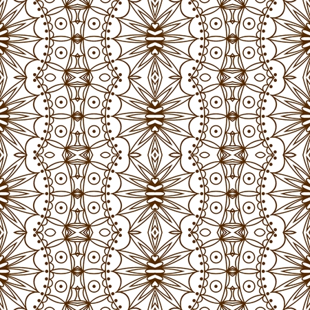 symmetrical geometric seamless pattern. Design element for art.のイラスト素材