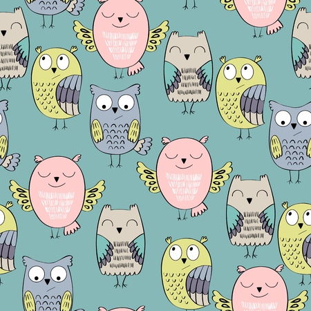 Vector seamless patternのイラスト素材