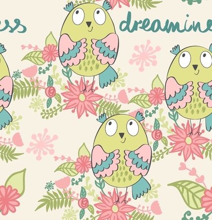 Cartoon owlのイラスト素材