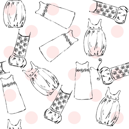 Vector seamless patternのイラスト素材