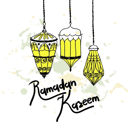 Ramadan celebration illustrationのイラスト素材