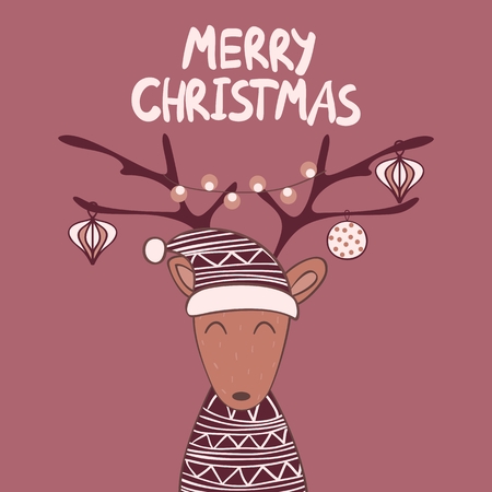 Vector Merry Christmasのイラスト素材