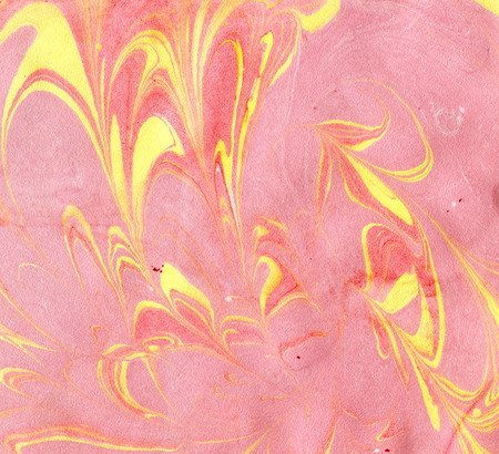 Ebru art. Painting on waterの写真素材