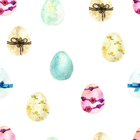 Seamless easter patternの写真素材