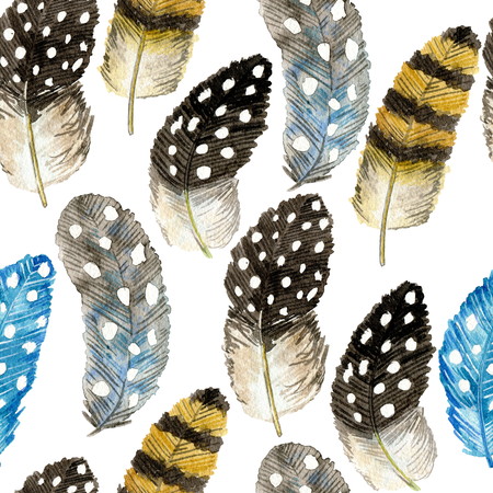 Watercolor seamless patternの写真素材