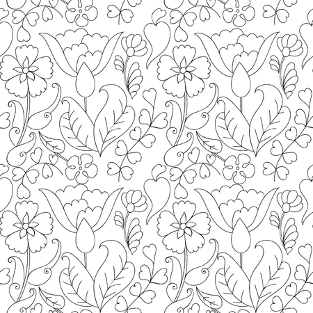 Vector seamless patternのイラスト素材
