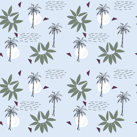 floral abstract pattern.