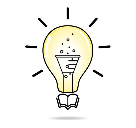 Vector light bulb.のイラスト素材