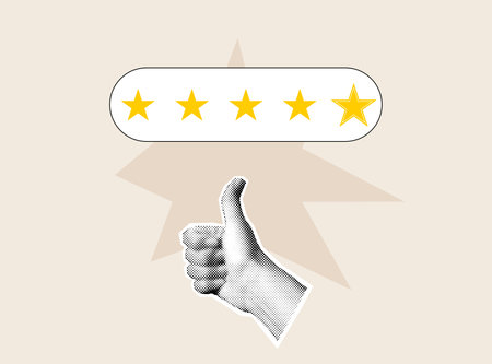 Vector Feedback illustration.のイラスト素材