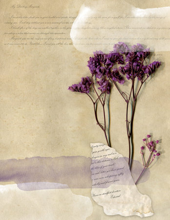 Collage journal page.の写真素材