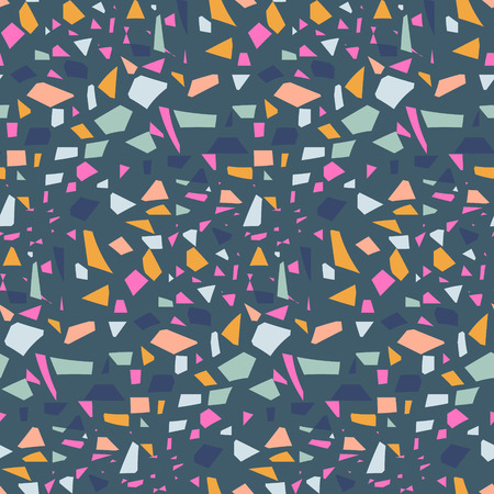 Terrazzo tile background vector pattern design.のイラスト素材