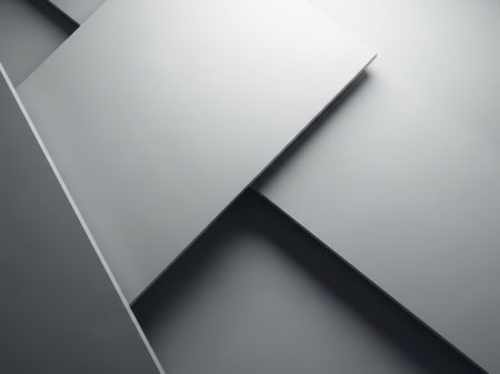 This image features a minimalist geometric shape set against a clean, white background. The shape appears to be a modern, angular design with smooth edges, creating a sense of simplicity and elegance. The white background enhances the focus on the geometric shape, making it the central element of the image. This image is ideal for use in design and art projects.の素材