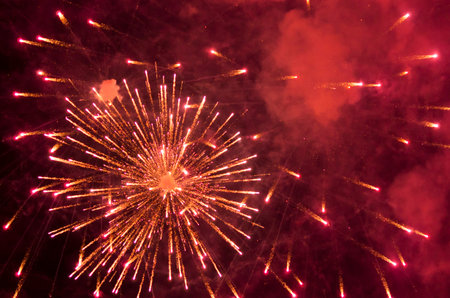 Colorful fireworks