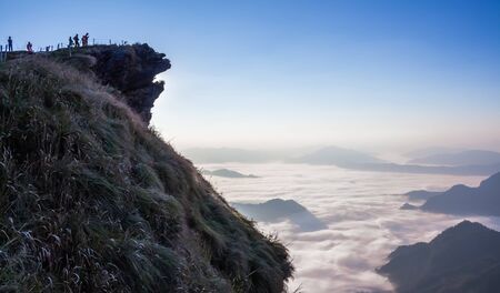 First light with the mistの写真素材