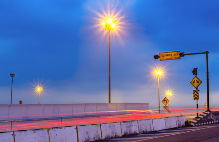 Traffic at night