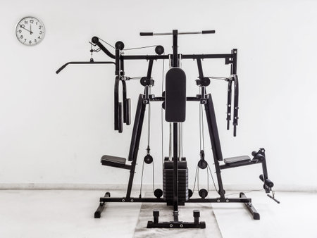 Training equipment in a lonely atmosphere