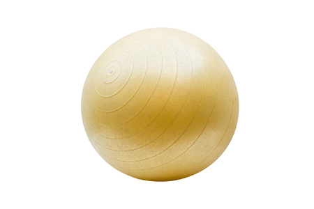 fit ball,isolated on white background with clipping path.の写真素材