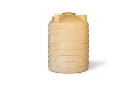 Plastic Tank,isolated on white background with clipping path.の写真素材