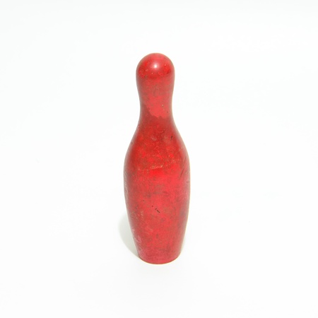 Red Bowling pinの写真素材