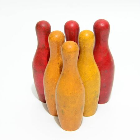 toy wood colorfulの写真素材