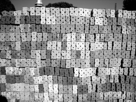 pattern bricksの写真素材