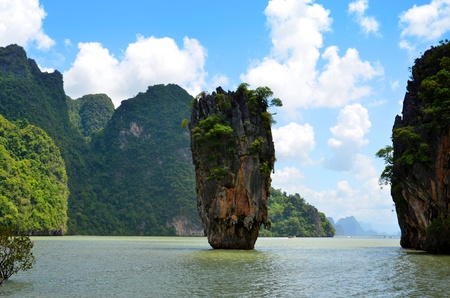 James Bond island  Phang-nga  Thailand の写真素材