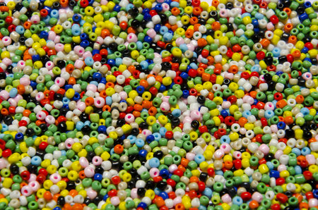 Colorful Beadの写真素材