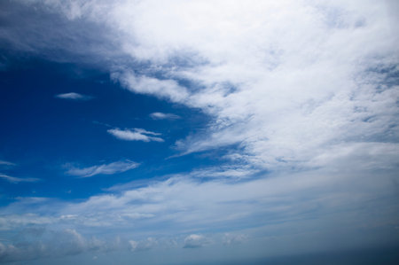 Blue sky backgroundの写真素材