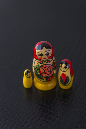 Russian Traditional Dolls Matrioshka - Matryoshka or Babushka, Sensitive Focusの写真素材