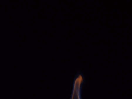 The fire is burning. Flames on a black background. Close-up.の写真素材