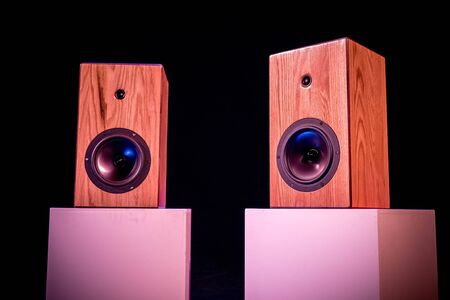 Custom Made Hi fidelity Studio Loud Speakersの写真素材