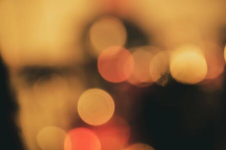 abstract bokeh background of lightsの写真素材