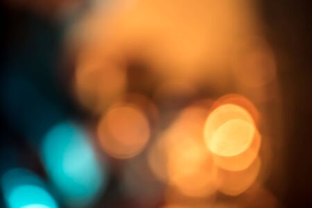 abstract bokeh background of lightsの写真素材