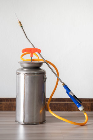 Termites extermination with needle tips to reach deeper in small area