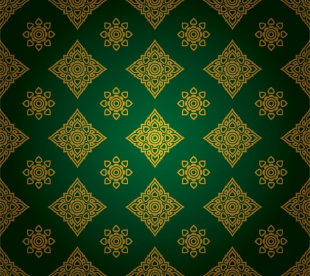 Thai traditional art  Thai Art Background, Thai art pattern, Vector のイラスト素材