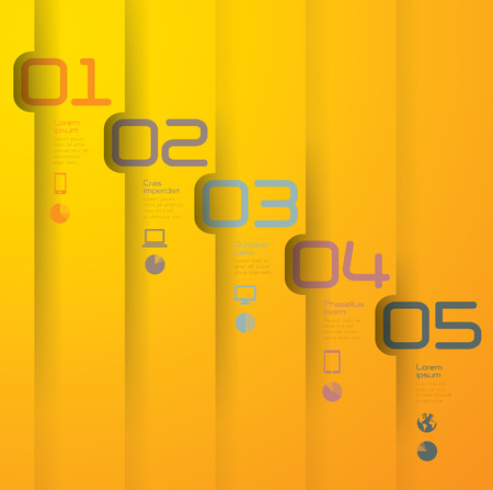 Infographics vector design templateのイラスト素材