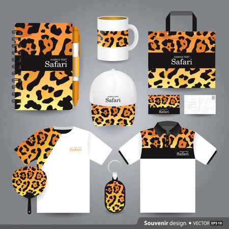 Gift set template, Corporate identity design のイラスト素材