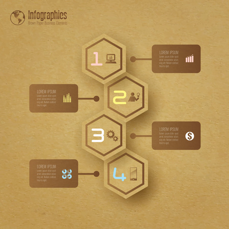 Infographics design template.のイラスト素材